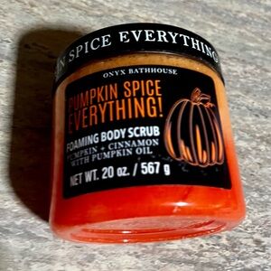 Onyx Bathhouse Pumpkin Spice Foaming Body Scrub